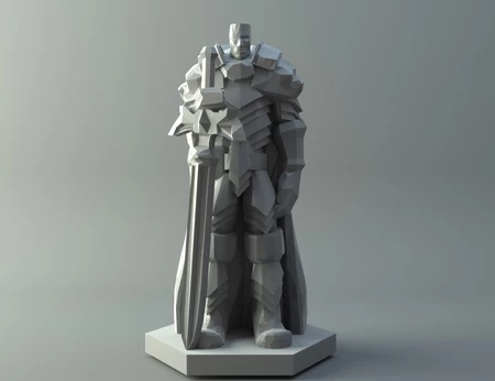  Berserker - d&d miniature  3d model for 3d printers