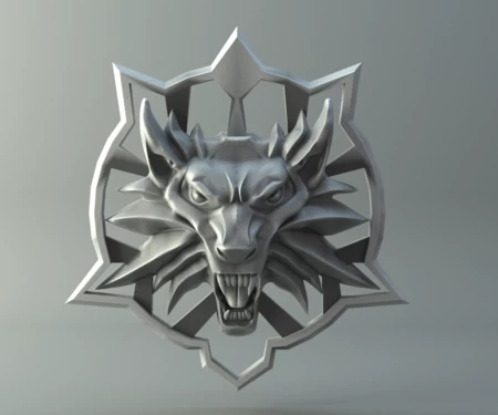 Medallion - Witcher Wolf - Last wish