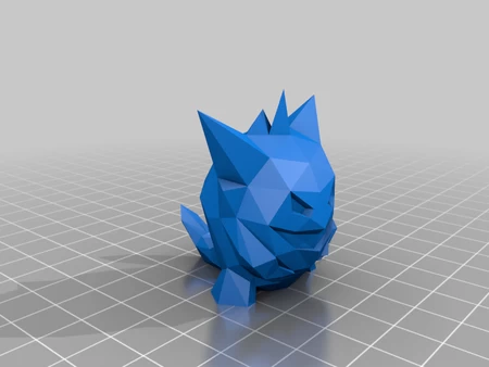 Gengar Low-poly Pokemon