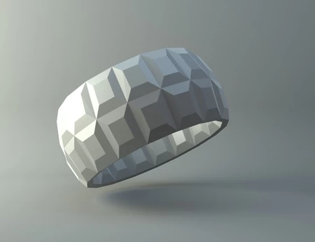  Ring - squares  3d model for 3d printers