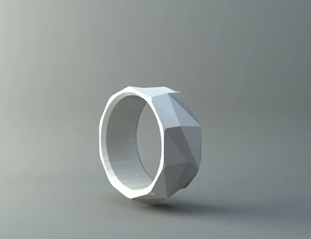  Ring - cubistic 2  3d model for 3d printers