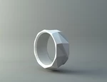 Modelo 3d de Anillo-cubista 2 para impresoras 3d