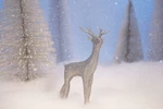  Youngster christmas deer  3d model for 3d printers