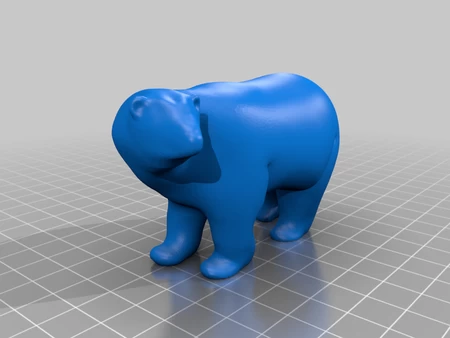 Modelo 3d de Oso polar  para impresoras 3d