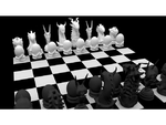 Modelo 3d de Dragón de juego de ajedrez para impresoras 3d