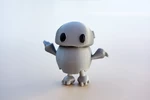 Modelo 3d de Wip: pequeño robot articulado para impresoras 3d