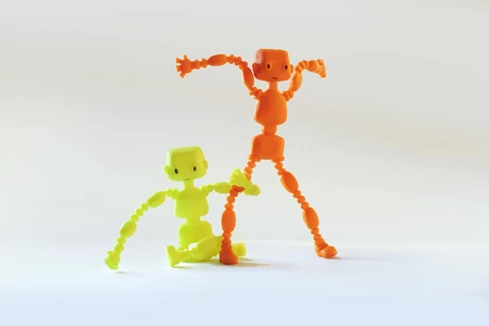 Modelo 3d de Gomeco-muñeca flexible para impresoras 3d