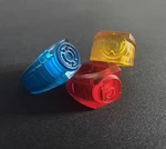 Modelo 3d de Juego de anillos de poder de linterna (completo) para impresoras 3d