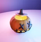  Jack o lantern stitch  3d model for 3d printers