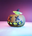 Modelo 3d de Puntada de jack o lantern para impresoras 3d