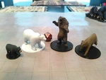  Animals for tabletop gaming!  3d model for 3d printers