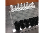  Ocarina of time zelda chess set  3d model for 3d printers