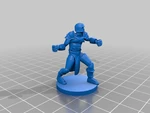 Modelo 3d de Colección de luchadores! para impresoras 3d