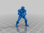 Modelo 3d de Colección de luchadores! para impresoras 3d