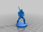 Modelo 3d de Colección de luchadores! para impresoras 3d