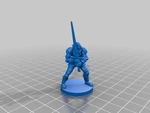 Modelo 3d de Colección de luchadores! para impresoras 3d