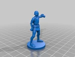 Modelo 3d de Colección de luchadores! para impresoras 3d