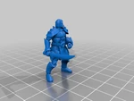 Modelo 3d de Colección de luchadores! para impresoras 3d