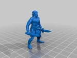 Modelo 3d de Colección de luchadores! para impresoras 3d