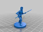 Modelo 3d de Colección de luchadores! para impresoras 3d