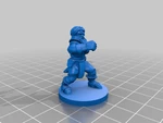 Modelo 3d de Colección de luchadores! para impresoras 3d