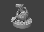  Baby dragon hatching  3d model for 3d printers