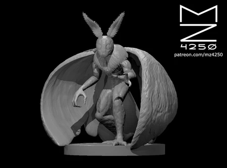  The mothman  3d model for 3d printers