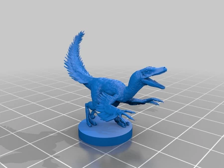 Modelo 3d de Velociraptor para impresoras 3d