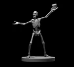  Skeleton dancing   3d model for 3d printers