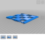  Chess board  3d model for 3d printers