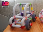 Modelo 3d de Printy pipes-juguete de construcción para impresoras 3d