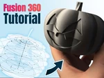 Modelo 3d de Tutorial de calabaza para fusion 360 para impresoras 3d